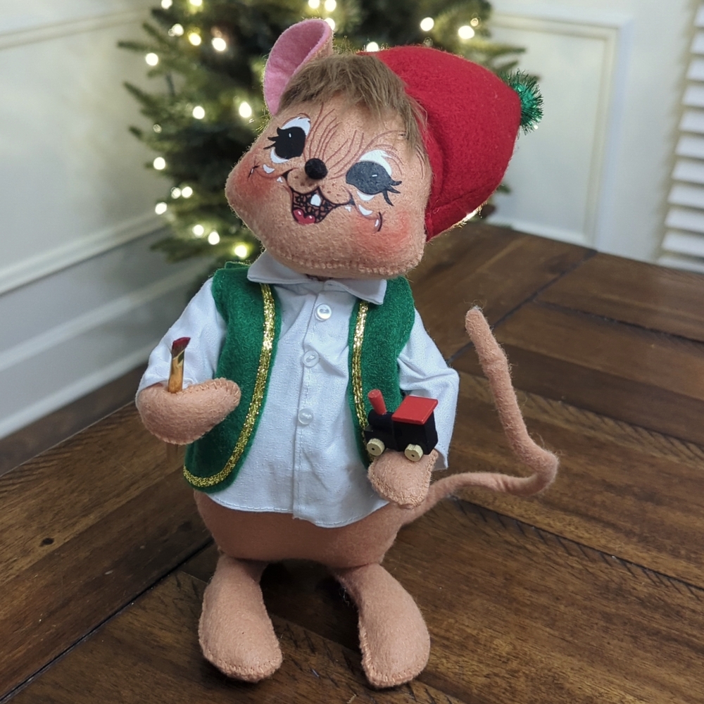 Annalee 2007 10" Workshop Mouse Figure 961907